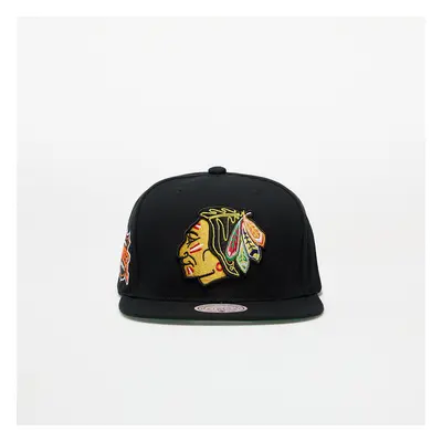 Kšiltovka Mitchell & Ness NHL Conference Patch Snapback Vntg Chicago Blackhawks Black