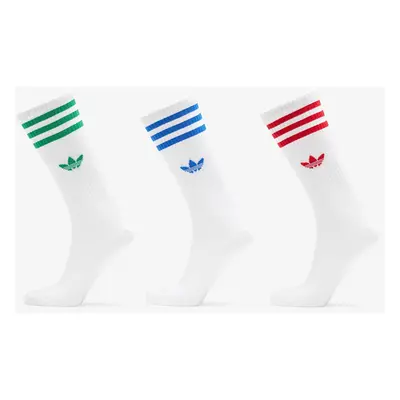 adidas High Crew Sock 3-Pack White/ Better Scarlet/ Blue/ Green