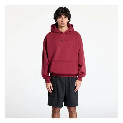 Mikina Karl Kani Small Signature Essential OS Hoodie Dark Red