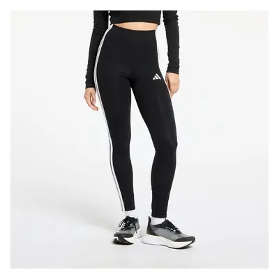 Legíny adidas Essentials 3-Stripes Cotton Leggings Black/ White