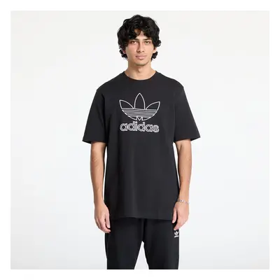 Tričko adidas Adicolor Outline Trefoil Tee Black