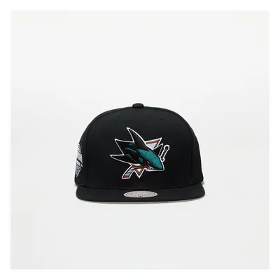 Kšiltovka Mitchell & Ness NHL Conference Patch Snapback San Jose Sharks Black