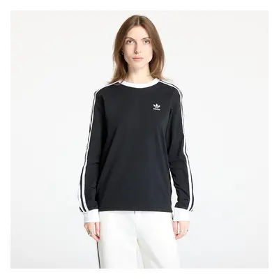 Tričko adidas Adicolor Stripe Regular Long Sleeve Black