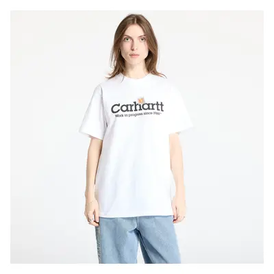 Tričko Carhartt WIP S/S Label Script T-Shirt UNISEX White