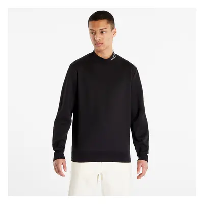 Mikina FRED PERRY Branded Collar Sweatshirt Black