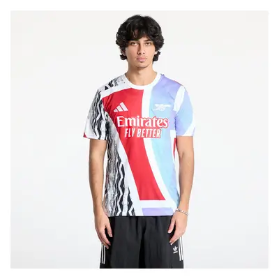 Dres adidas Arsenal Fc 24/25 Pre-Match Jersey Better Scarlet/ White/ Black/ Clear Aqua