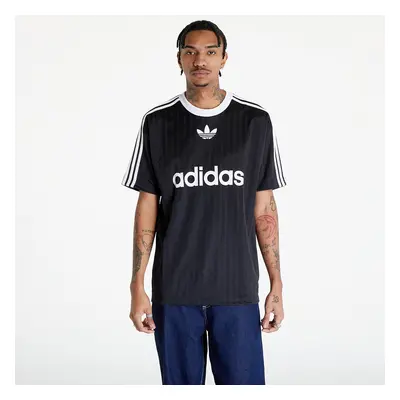 Tričko adidas Adicolor Poly Short Sleeve Tee Black/ White