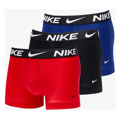 Boxerky Nike Dri-FIT Essential Micro Trunk 3-Pack Siren Red/ Deep Royal/ Black