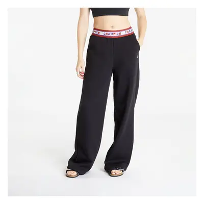 Kalhoty Champion Wide Leg Pants Black