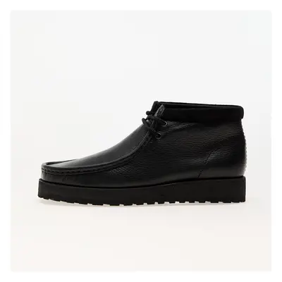 Tenisky Clarks Originals Wallabee Scout Black Leather EUR