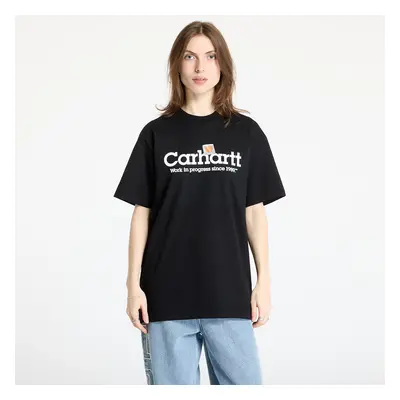 Tričko Carhartt WIP S/S Label Script T-Shirt UNISEX Black