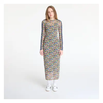 Šaty adidas Originals X Liberty London Maxi Dress Multicolor/ Night Indigo