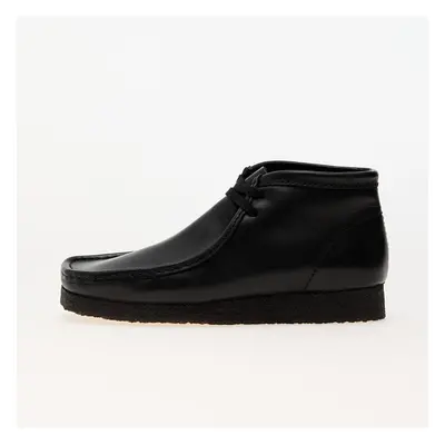 Tenisky Clarks Originals Wallabee Boot Black Leather EUR