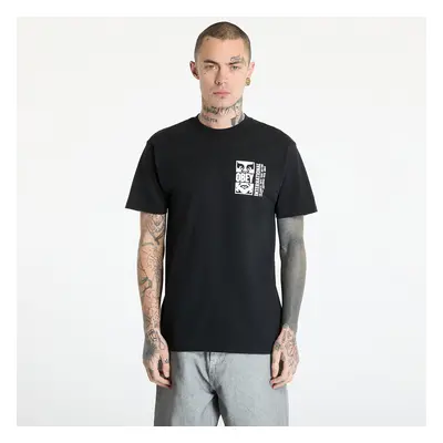 Tričko OBEY Icon Split T-Shirt Black