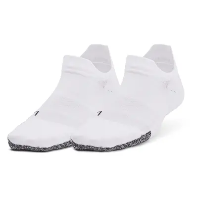 Ponožky Under Armour Breathe No Show Tab 2Pk White