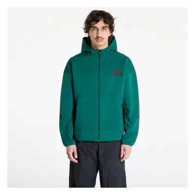 Mikina adidas Z.N.E. Full-Zip Hooded Track Jacket Collegiate Green