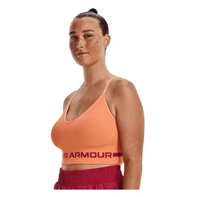 Podprsenka Under Armour Seamless Low Long Bra Orange