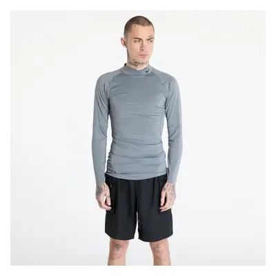 Tričko Nike Pro Men's Dri-FIT Fitness Mock-Neck Long-Sleeve Top Smoke Grey/ Black