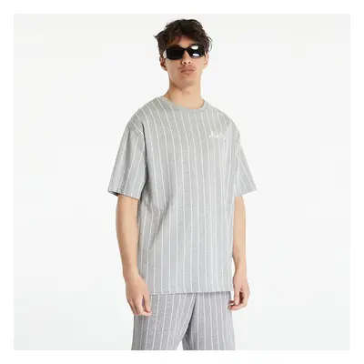 Tričko New Era Pinstripe Oversized T-Shirt Heather Gray/ White