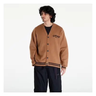 Svetr Carhartt WIP Onyx Cardigan UNISEX Hamilton Brown/ Black