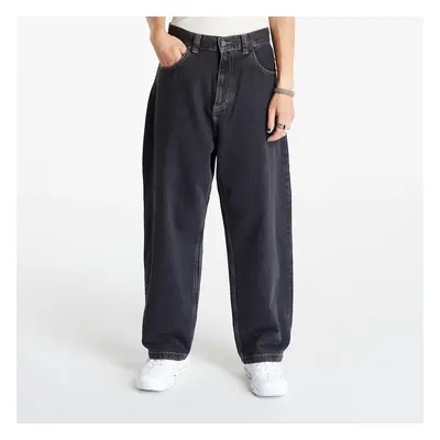 Kalhoty Carhartt WIP Brandon Pant Black Stone Washed