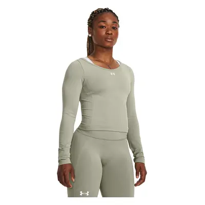 Tričko Under Armour Train Seamless Ls Grove Green