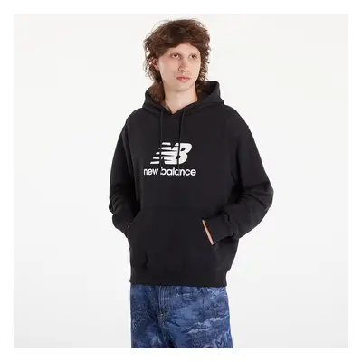 Mikina New Balance Sport Essentials French Terry Logo Hoodie Black