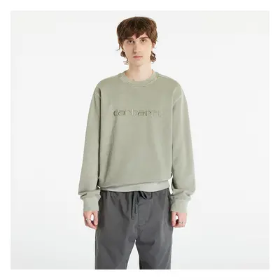 Mikina Carhartt WIP Duster Sweatshirt UNISEX Yucca Garment Dyed