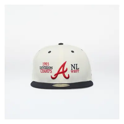 Kšiltovka New Era Atlanta Braves 59FIFTY Fitted Cap Chrome White