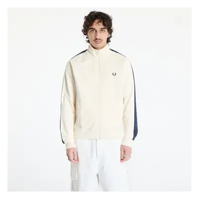 Mikina FRED PERRY Contrast Tape Track Jacket Ecru/ Tennis Blue