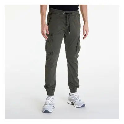 Kalhoty Alpha Industries Cotton Twill Jogger Grey/ Black