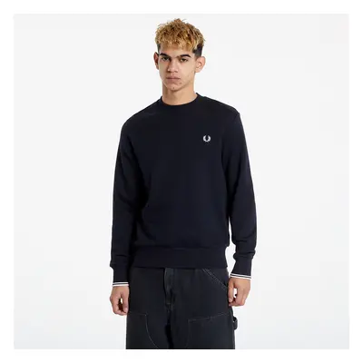 Mikina FRED PERRY Crewneck Sweatshirt Navy