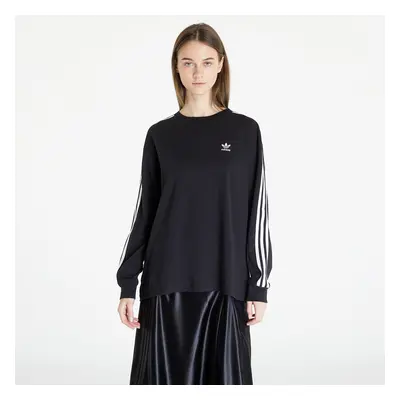 Tričko adidas Stripes Longsleeve T-Shirt Black