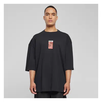 Tričko Urban Classics Puffer Peace Huge Tee Black