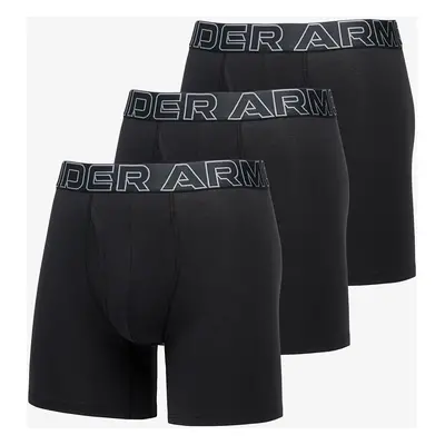 Boxerky Under Armour Performance Cotton 6in 3-Pack Black