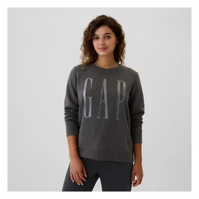 Mikina GAP Logo Sweatshirt Cast Iron