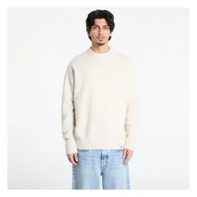 Svetr Calvin Klein Jeans Warm Texture Sweater Moonbeam