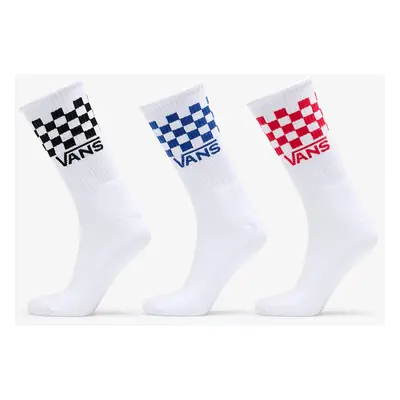 Ponožky Vans Classic Check Crew 3-Pack White