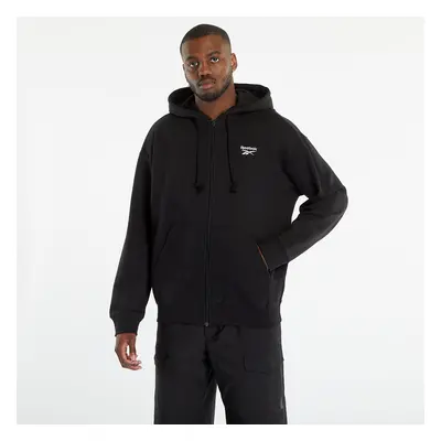 Mikina Reebok Classics Small Vector Zip-Up Hoodie Black