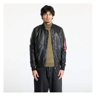 Bunda Alpha Industries Inc. MA-1 Leather Black