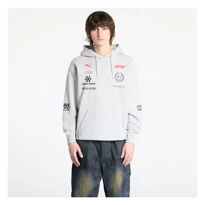 Mikina Puma F1 Racing Hoodie Light Gray Heather