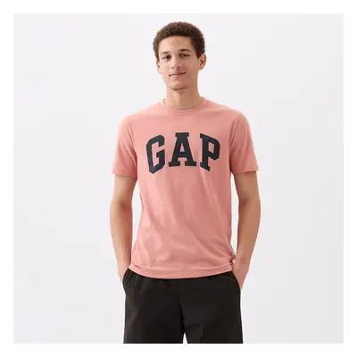 Tričko GAP Basic Logo Tee Pink Rosette