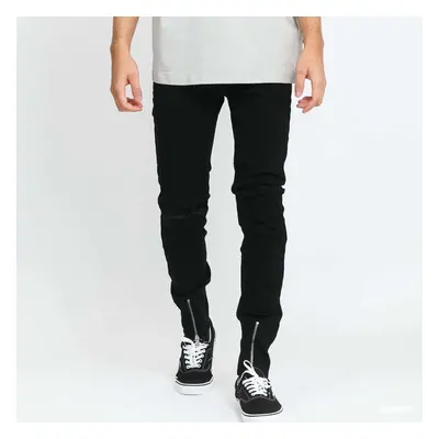 Džíny Sixth June Skinny Destroyed Denim Black