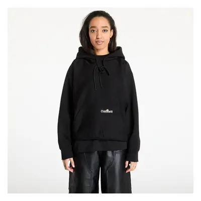 Mikina Carhartt WIP Hooded Label Script Sweat UNISEX Black