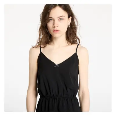 Šaty Tommy Jeans Essential Strap Dress Black