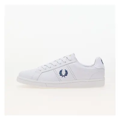 Tenisky FRED PERRY B721 Leather/ Towelling Wht/ Shade Cobalt EUR