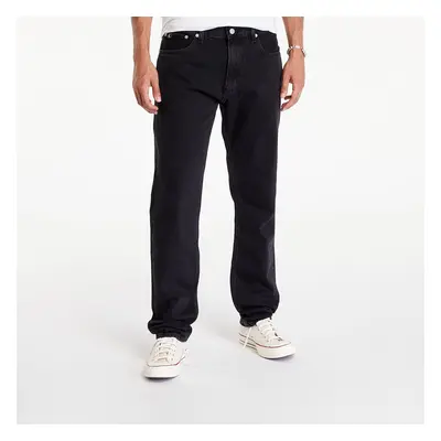 Kalhoty Calvin Klein Jeans Authentic Straight Denim Black