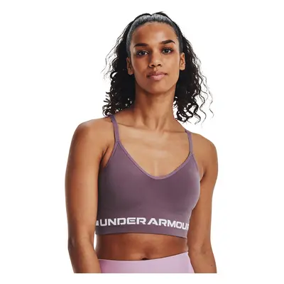 Podprsenka Under Armour Seamless Low Long Bra Misty Purple