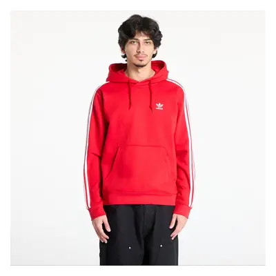 Mikina adidas Adicolor Classics 3-Stripes Hoody Better Scarlet