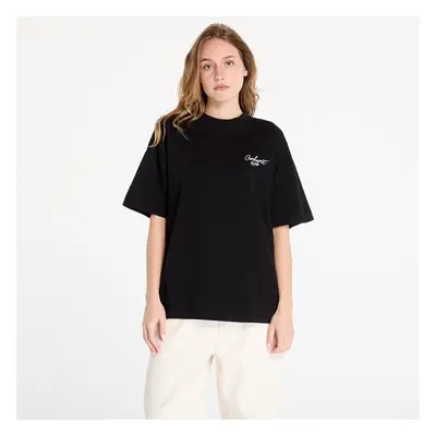 Tričko Carhartt WIP S/S Signature Script T-Shirt UNISEX Black/ Wax